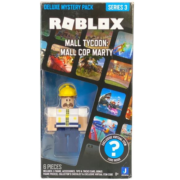 Roblox Series 3 Mall Tycoon: Mall Cop
Marty 3-Inch Deluxe Pack - Picture 1 of 4